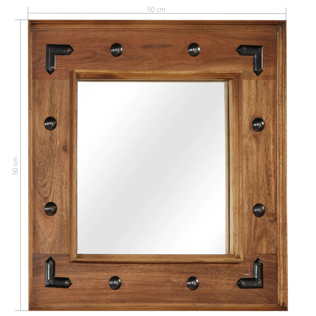 Miroir Bois d'acacia massif - Imagem 11