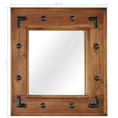 Miroir Bois d'acacia massif - Imagem 11