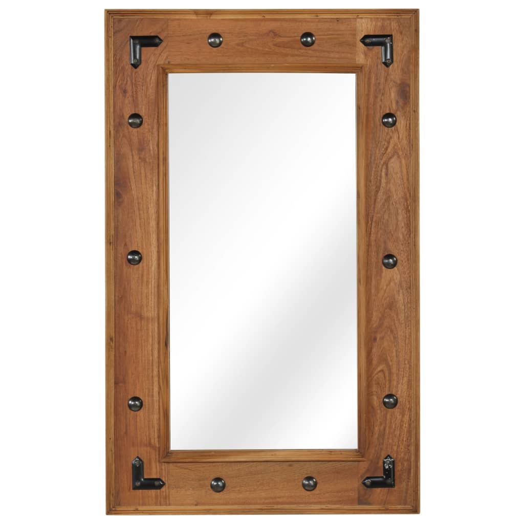 Miroir Bois d'acacia massif - Imagem 12