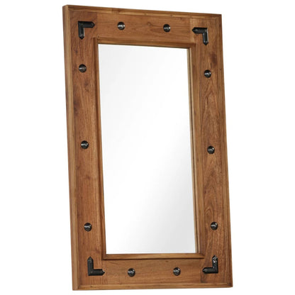 Miroir Bois d'acacia massif - Sensuri Maison