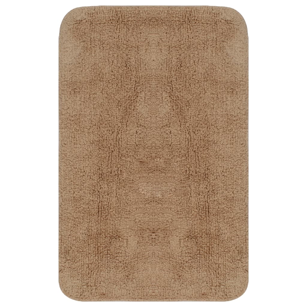 Jeu de tapis de salle de bain 3 pcs Tissu - Imagem 2