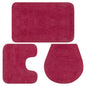 Jeu de tapis de salle de bain 3 pcs Tissu - Imagem 6