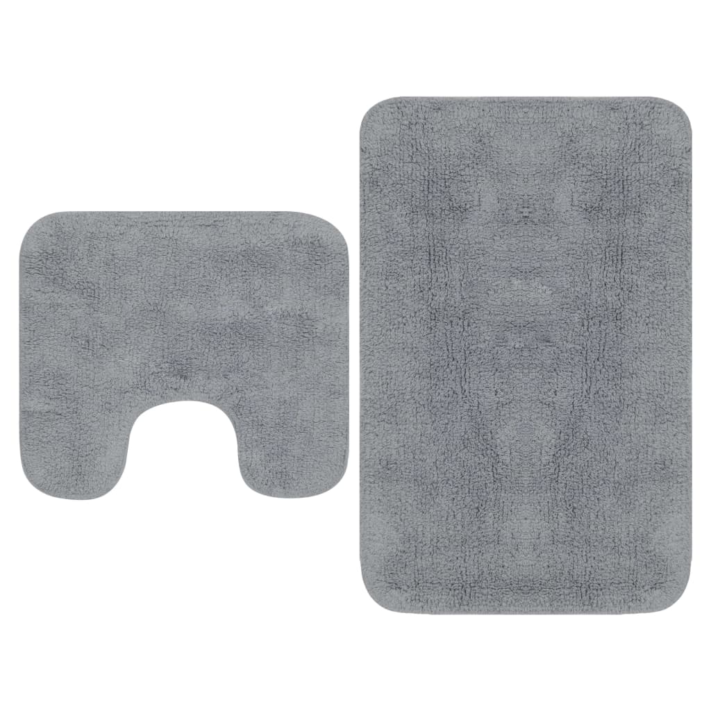 Tapis de salle de bain 2 pcs Tissu - Imagem 6