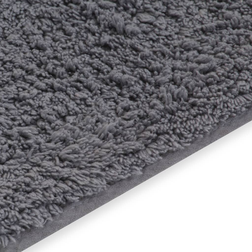 Tapis de salle de bain 2 pcs Tissu - Imagem 9
