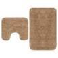 Tapis de salle de bain 2 pcs Tissu - Imagem 1