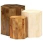 Ensemble de table basse 3 pcs Bois de manguier massif - Imagem 1