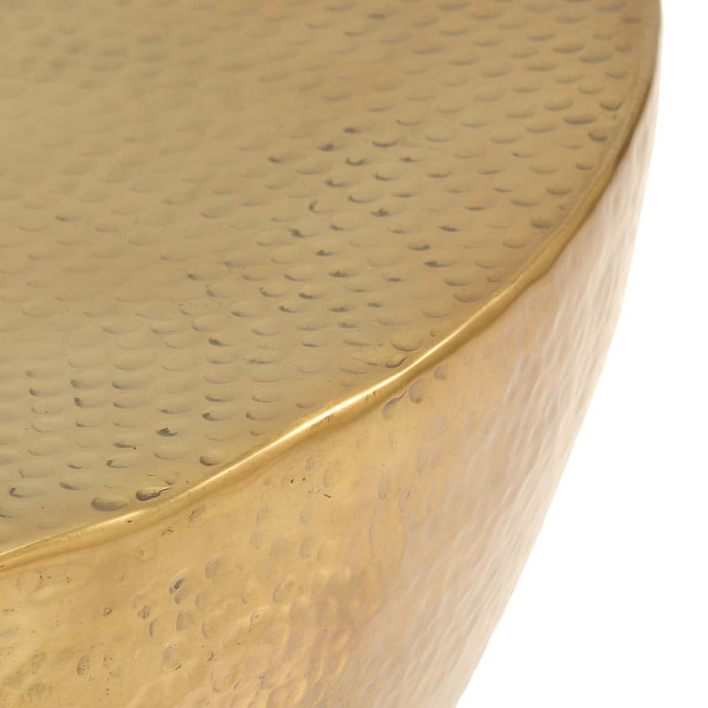 Table basse Aluminium martelé 70x30 cm Laiton - Imagem 8