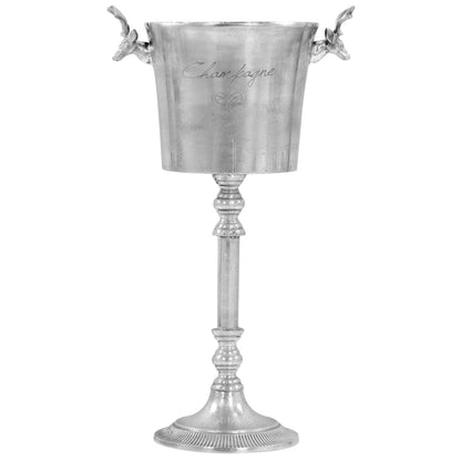 Seau à champagne Aluminium solide 39x29x71 cm Argenté - Imagem 1