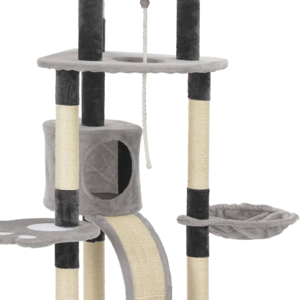 Arbre à chat avec griffoirs en sisal  145 cm - Imagem 4