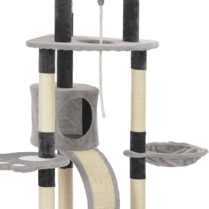 Arbre à chat avec griffoirs en sisal  145 cm - Imagem 4