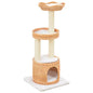 Arbre à chat en bois de saule & sisal naturel — design élégant - Imagem 1