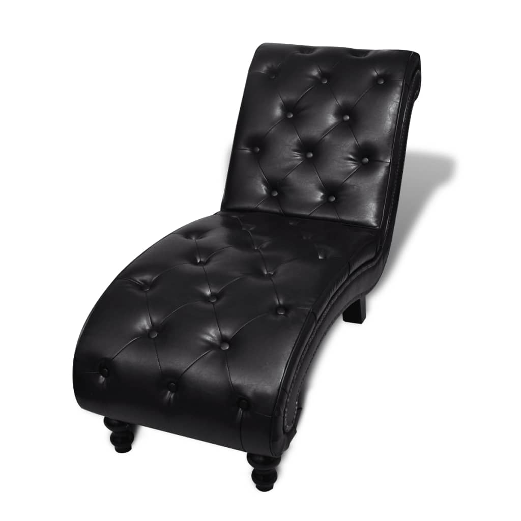 Chaise longue Marron Similicuir - Imagem 2