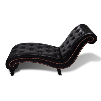 Chaise longue Marron Similicuir - Imagem 3