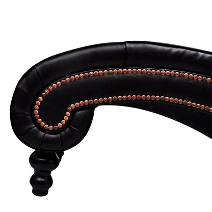 Chaise longue Marron Similicuir - Imagem 5