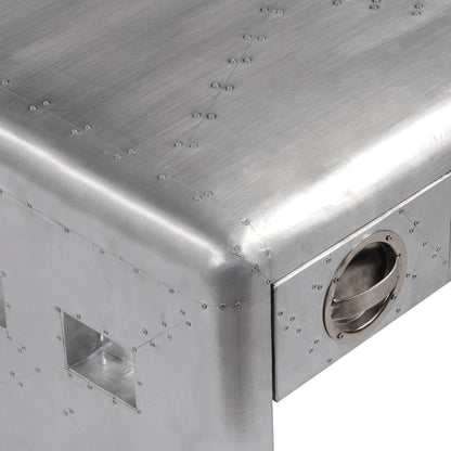 Table basse 3 tiroirs vintage Style d'aviation - Imagem 4