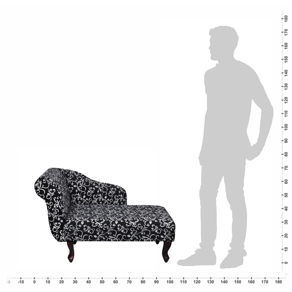 Chaise longue  et blanc Tissu - Imagem 5