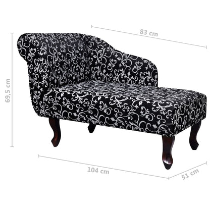 Chaise longue  et blanc Tissu - Imagem 6