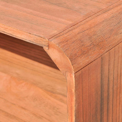 Table basse 90x55,5x38,5 cm Bois solide de Paulownia Marron - Imagem 4