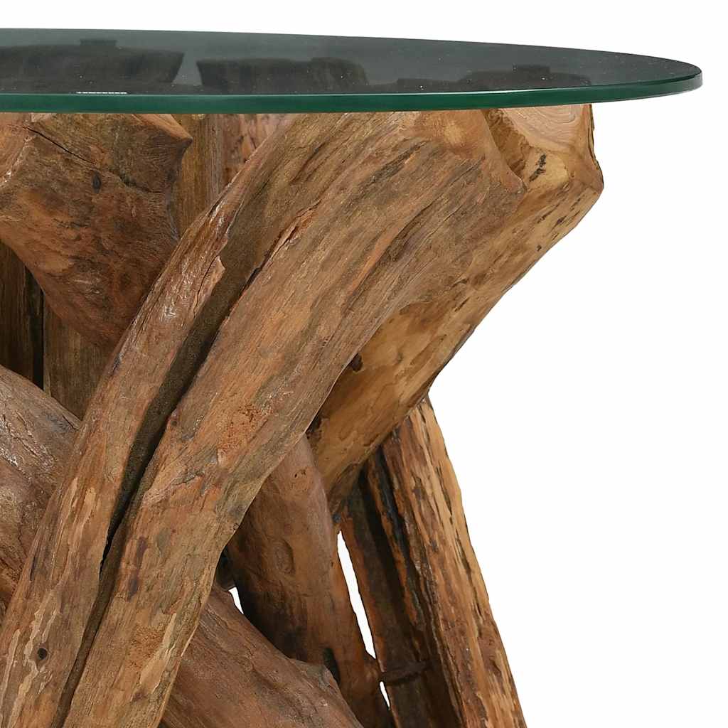 Table basse Bois flottant de teck massif 60 cm - Imagem 5