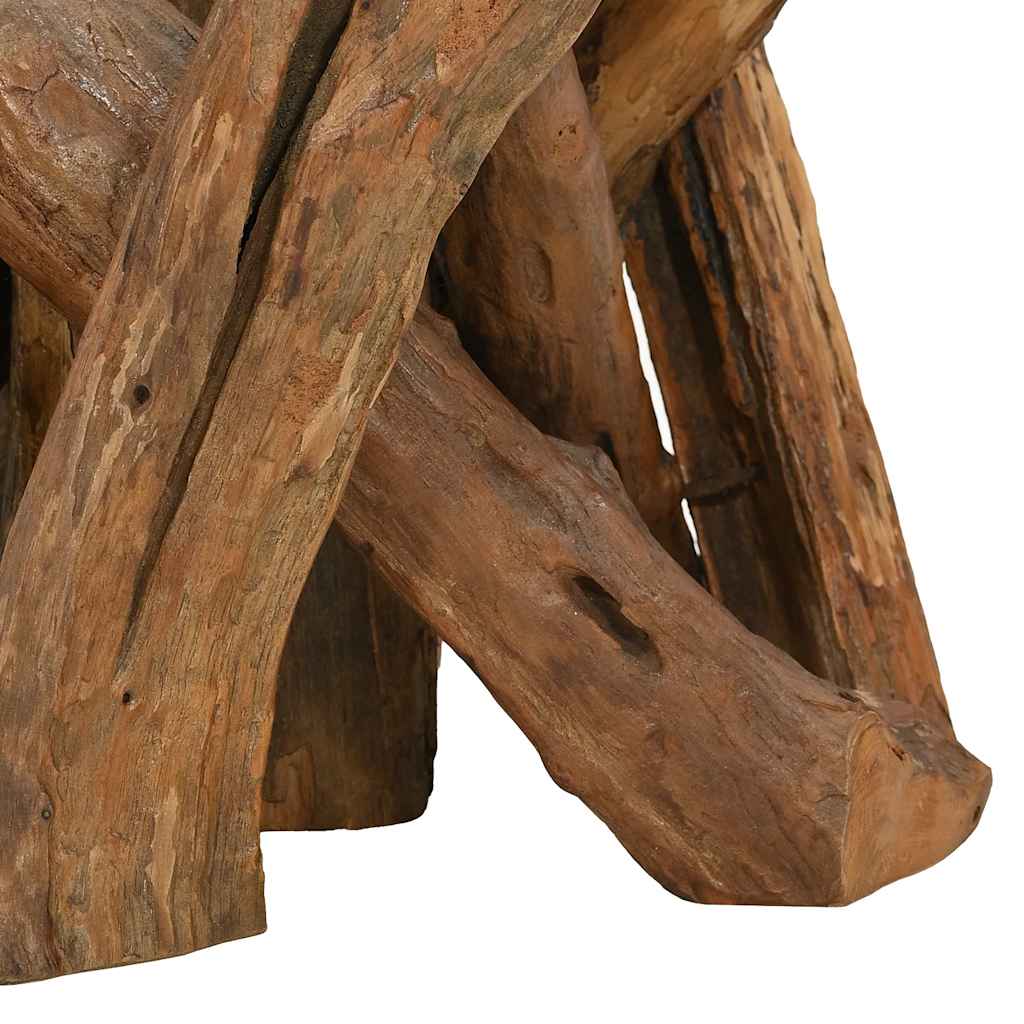 Table basse Bois flottant de teck massif 60 cm - Imagem 6