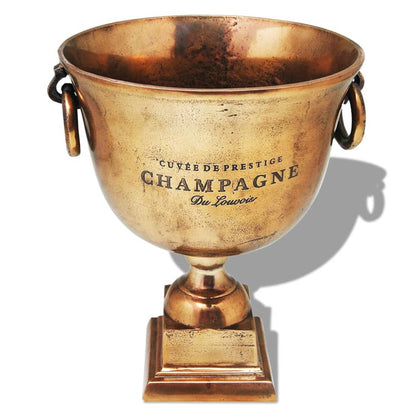 Refroidisseur à champagne Coupe de trophée Cuivre Marron - Imagem 1