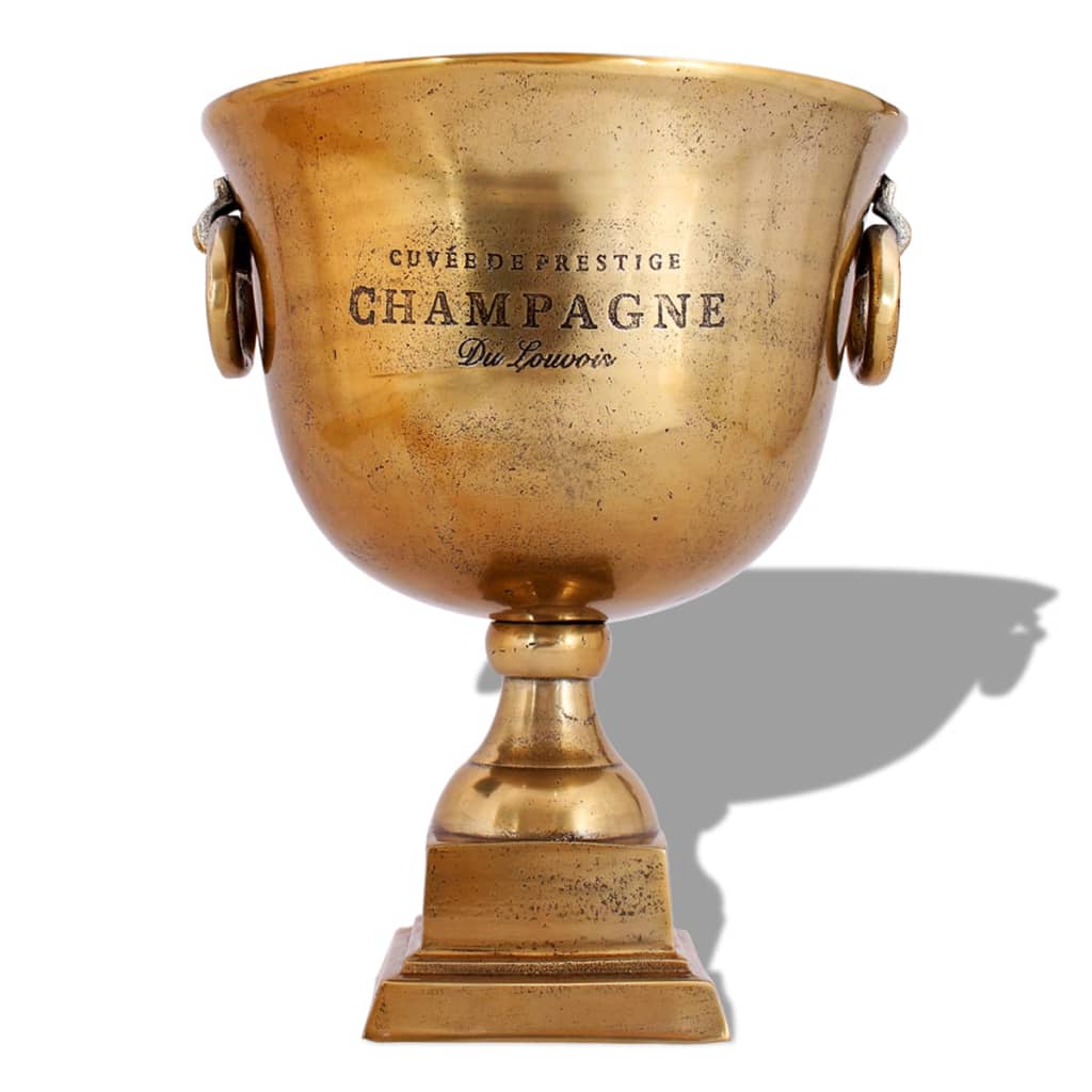 Refroidisseur à champagne Coupe de trophée Cuivre Marron - Imagem 3