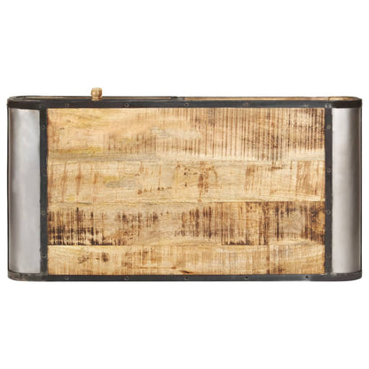 Table basse 100x50x35 cm Bois de manguier massif - Imagem 4