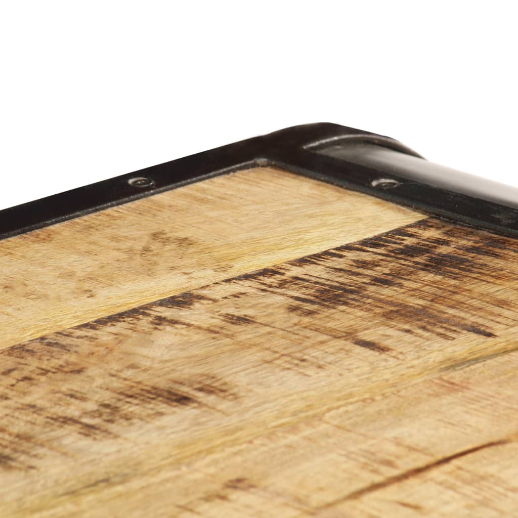 Table basse 100x50x35 cm Bois de manguier massif - Imagem 6