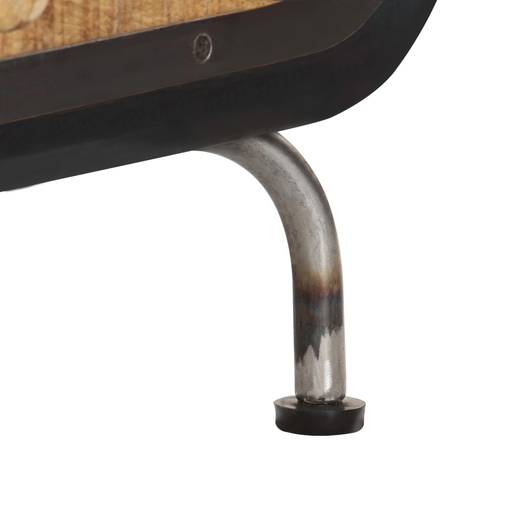 Table basse 100x50x35 cm Bois de manguier massif - Imagem 7