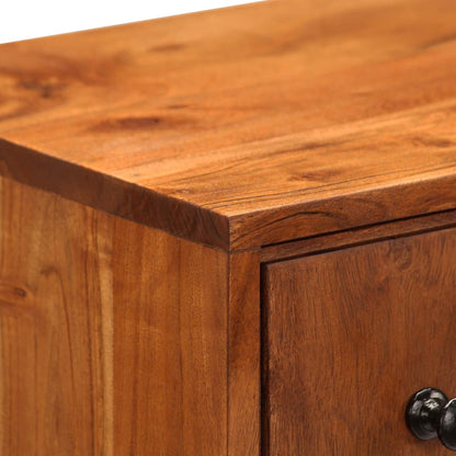 Commode à tiroirs 60x30x75 cm Bois d'acacia massif - Imagem 7