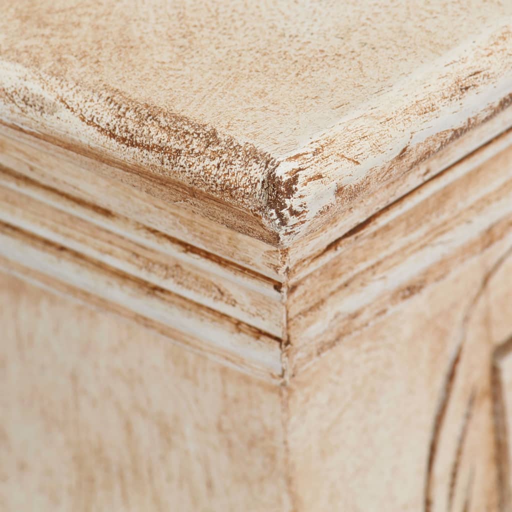 Table de chevet 40x30x50 cm Bois de manguier massif - Imagem 6