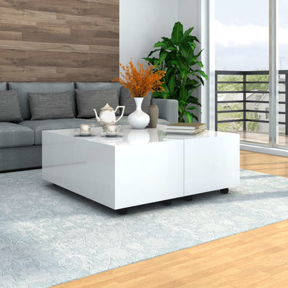 Table basse  brillant 100x100x35 cm - Imagem 1