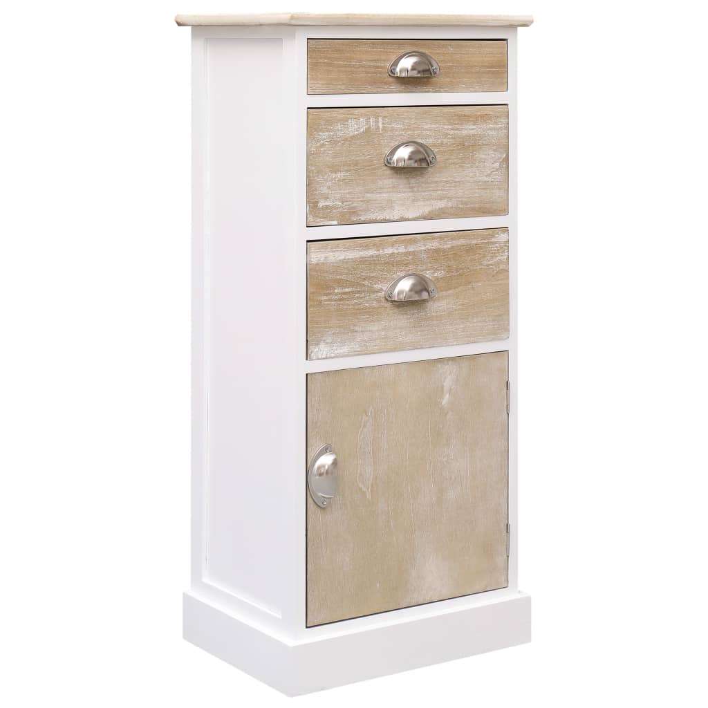 Armoire latérale 38x28x86 cm Bois de Paulownia - Imagem 1