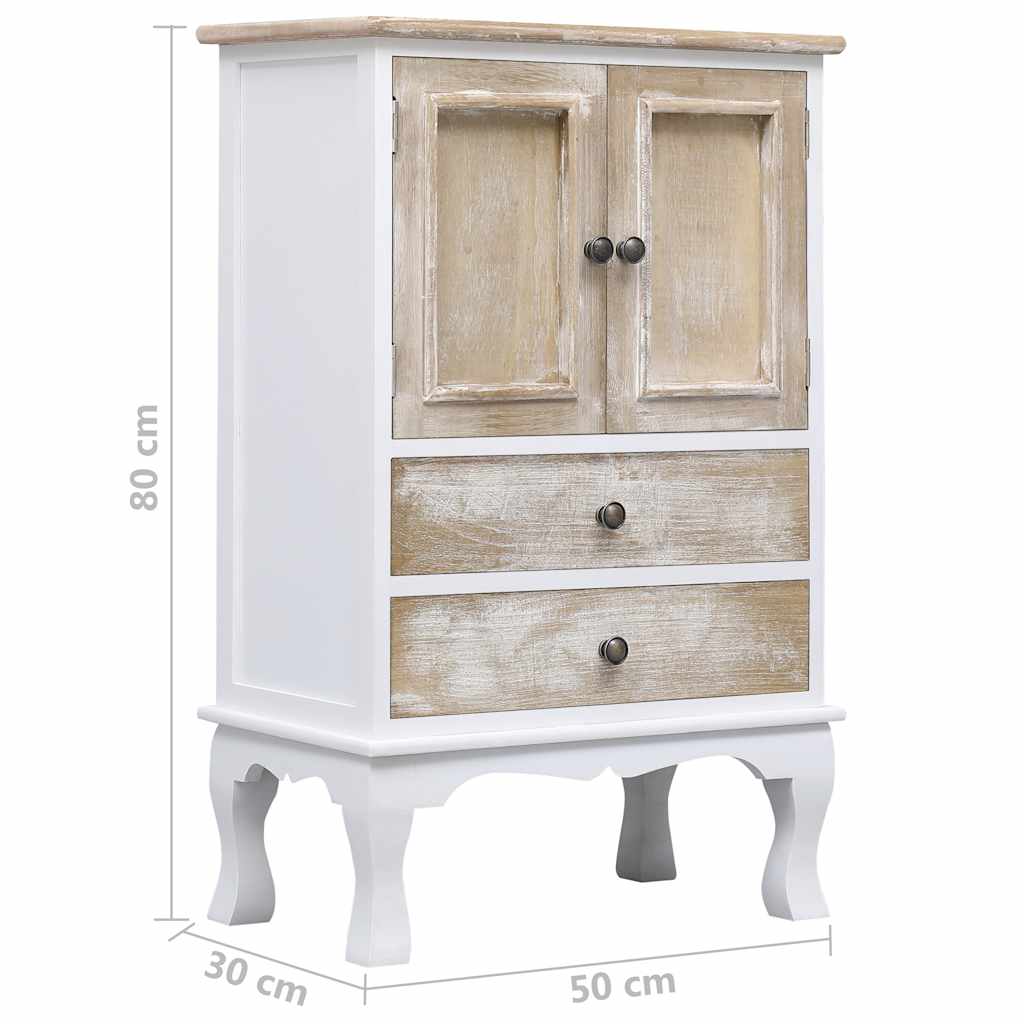 Armoire à tiroirs  50x30x80 cm Bois - Imagem 7