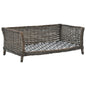 Panier pour chiens avec coussin 90x54x35 cm Saule naturel - Imagem 7