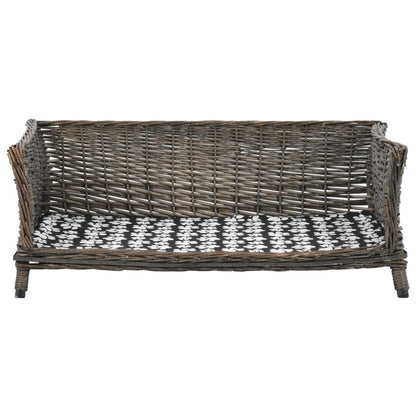Panier pour chiens avec coussin 90x54x35 cm Saule naturel - Imagem 8
