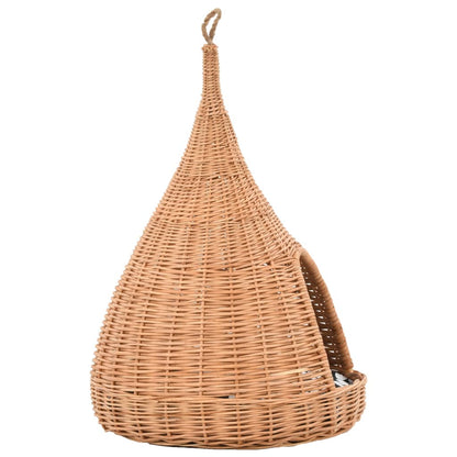 Panier pour chats avec coussin 40x60 cm Saule naturel - Imagem 4