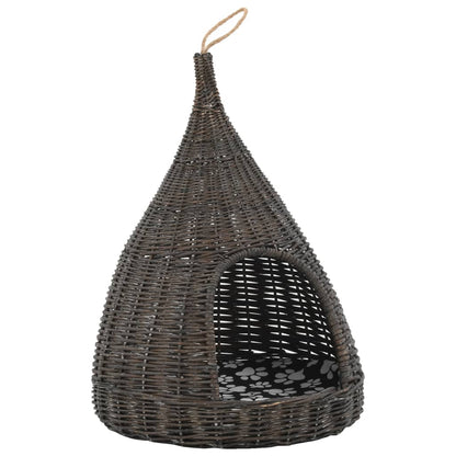Panier pour chats avec coussin 40x60 cm Saule naturel - Imagem 10