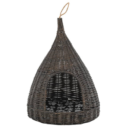 Panier pour chats avec coussin 40x60 cm Saule naturel - Imagem 11