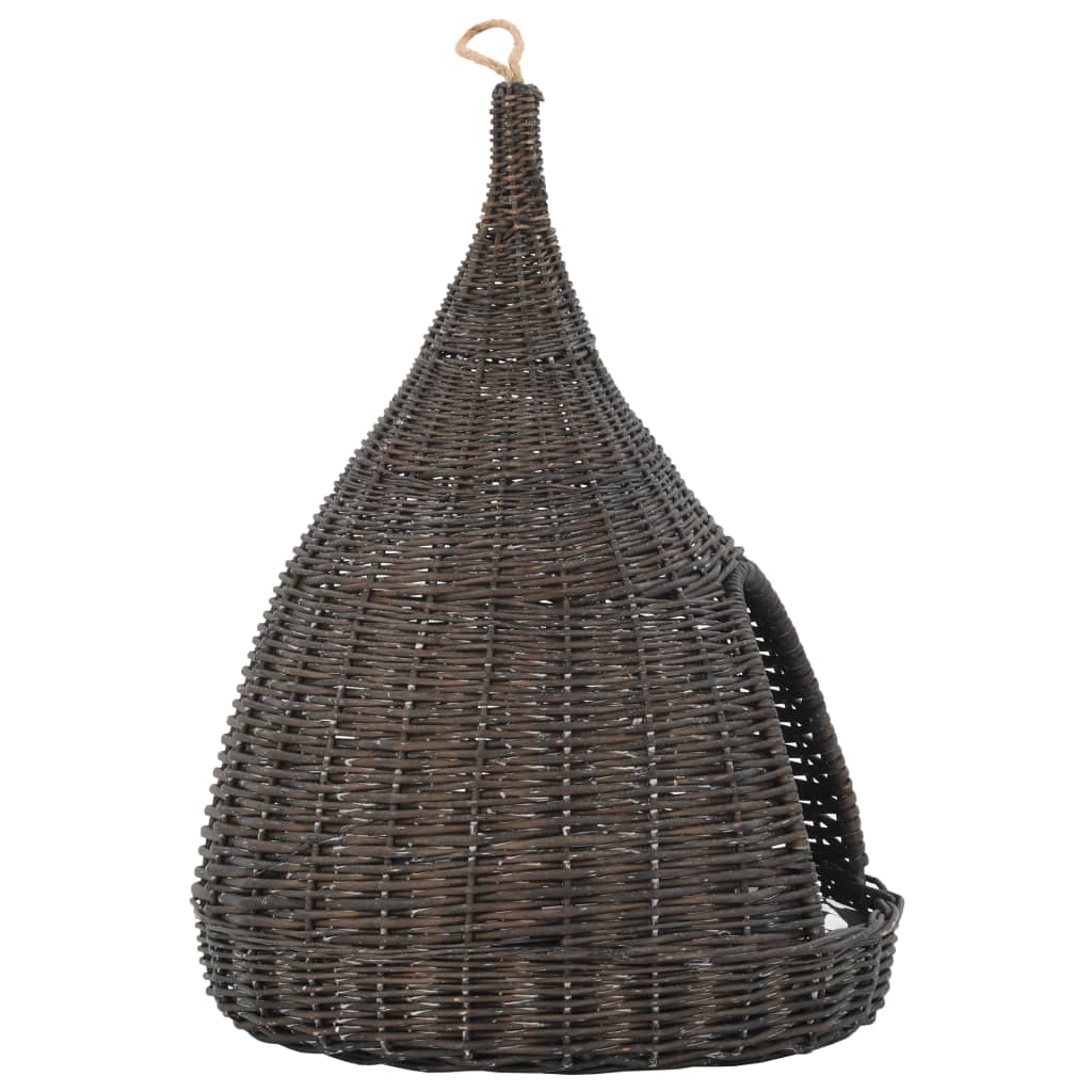Panier pour chats avec coussin 40x60 cm Saule naturel - Imagem 12