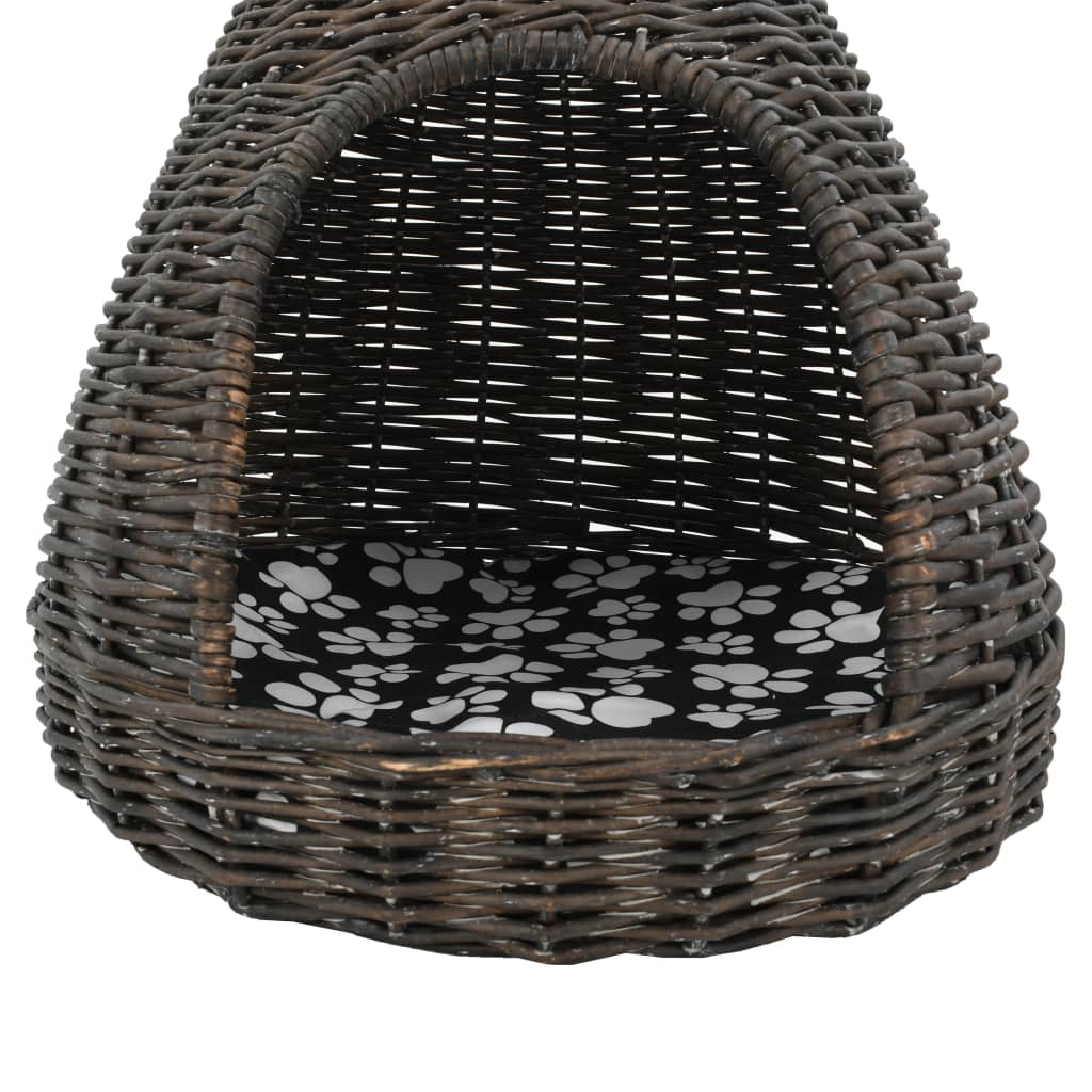 Panier pour chats avec coussin 40x60 cm Saule naturel - Imagem 15