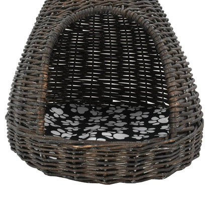 Panier pour chats avec coussin 40x60 cm Saule naturel - Imagem 15