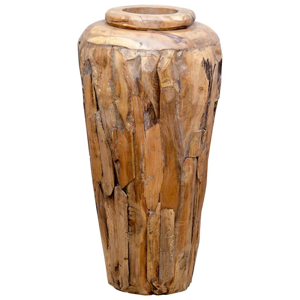 Vase de décoration  Bois de teck solide - Imagem 8