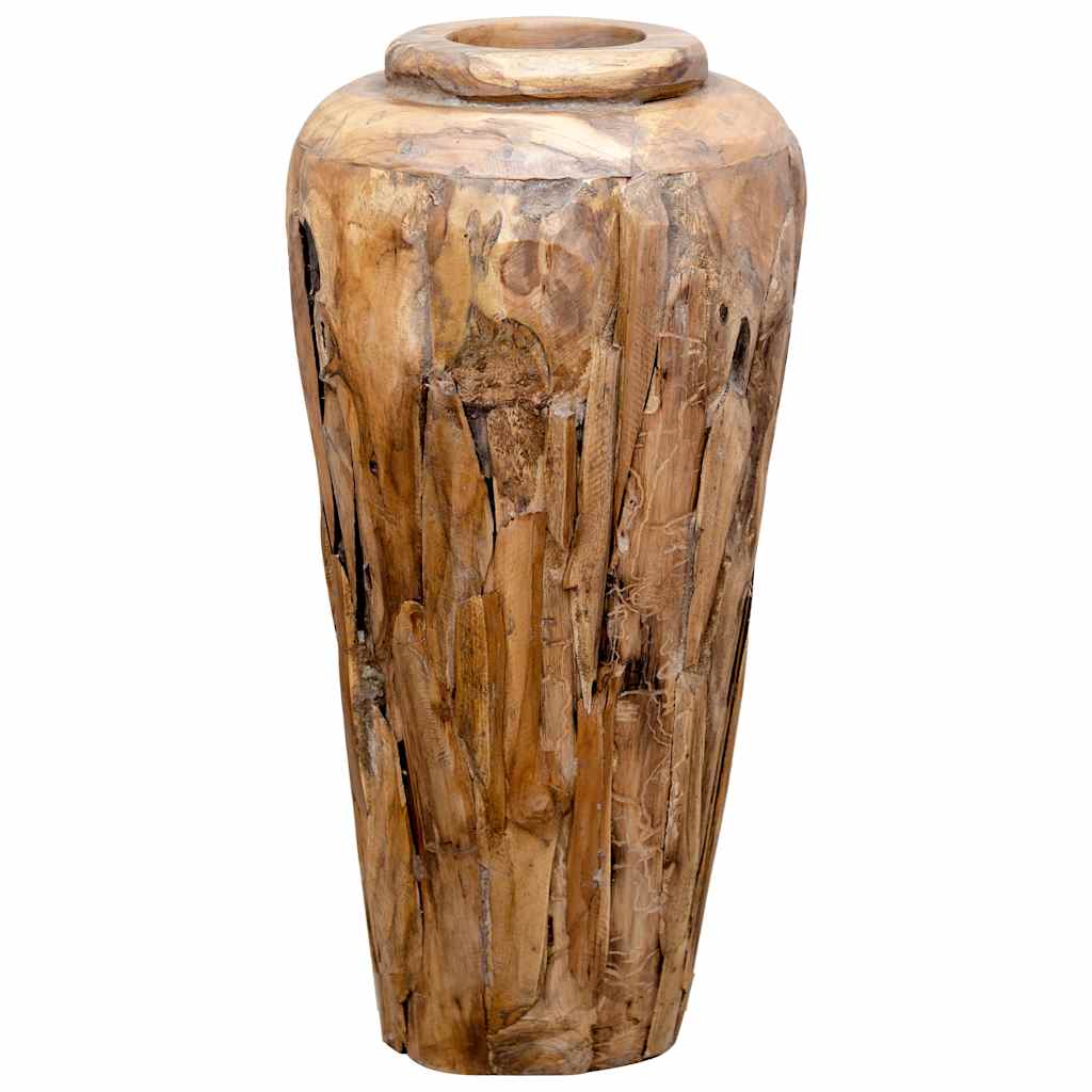 Vase de décoration  Bois de teck solide - Imagem 9