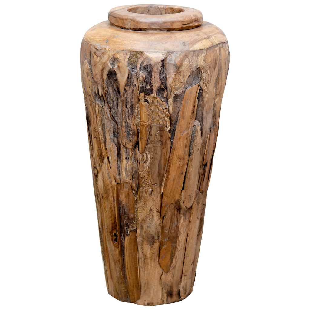 Vase de décoration  Bois de teck solide - Imagem 10