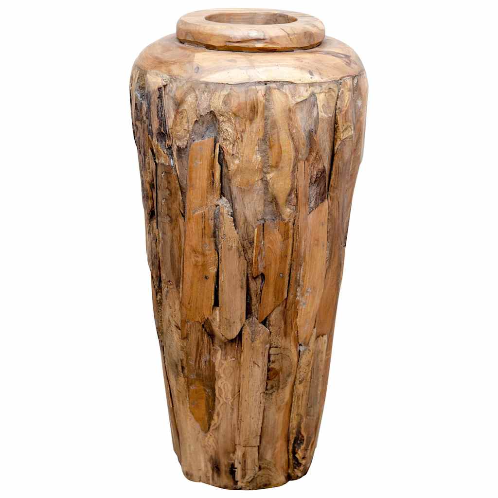 Vase de décoration  Bois de teck solide - Imagem 11
