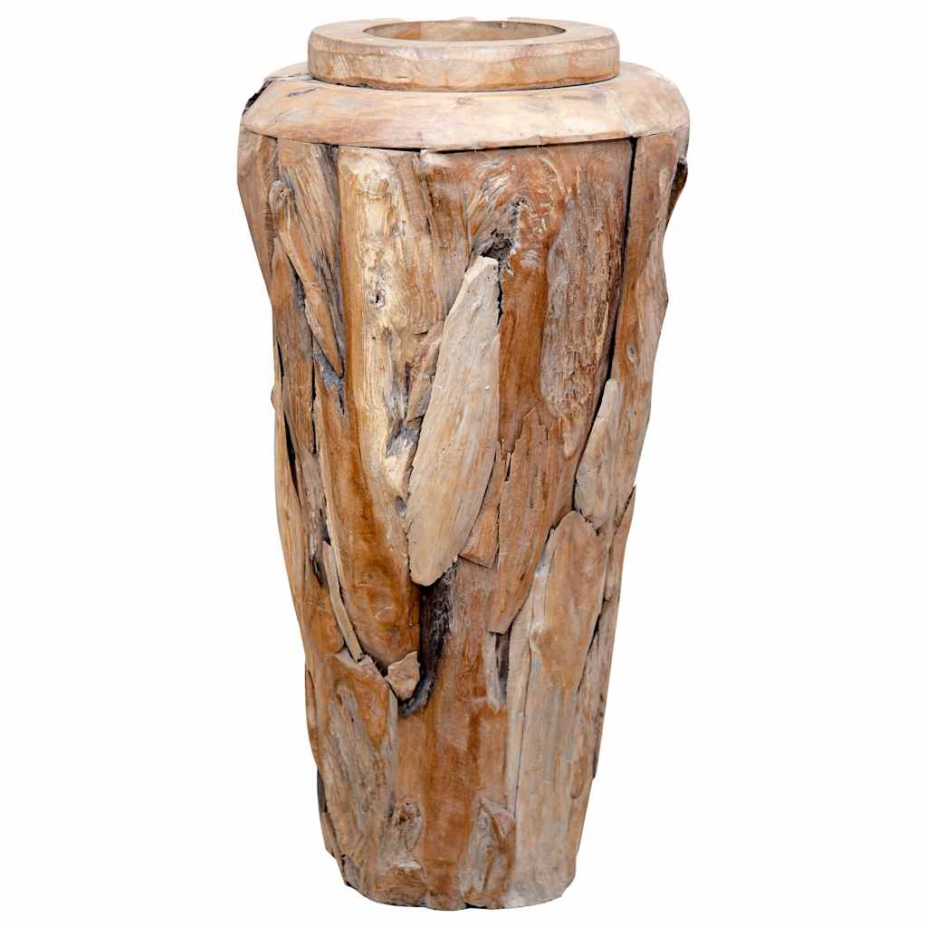 Vase de décoration  Bois de teck solide - Imagem 12
