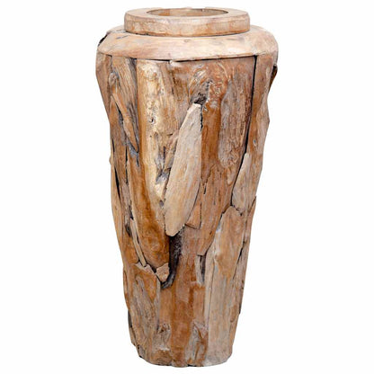 Vase de décoration  Bois de teck solide - Imagem 12