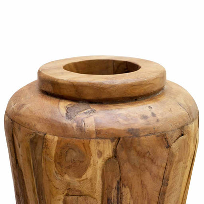 Vase de décoration  Bois de teck solide - Imagem 13