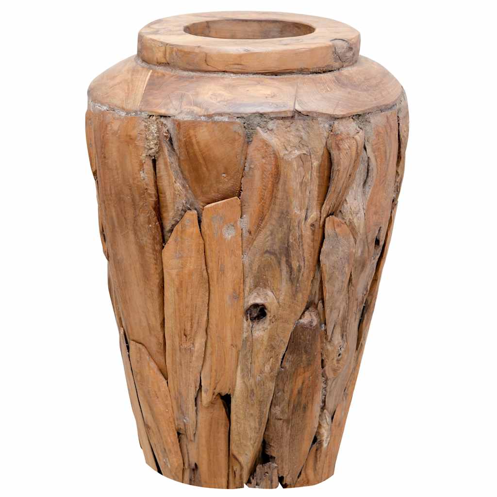 Vase de décoration  Bois de teck solide - Imagem 2